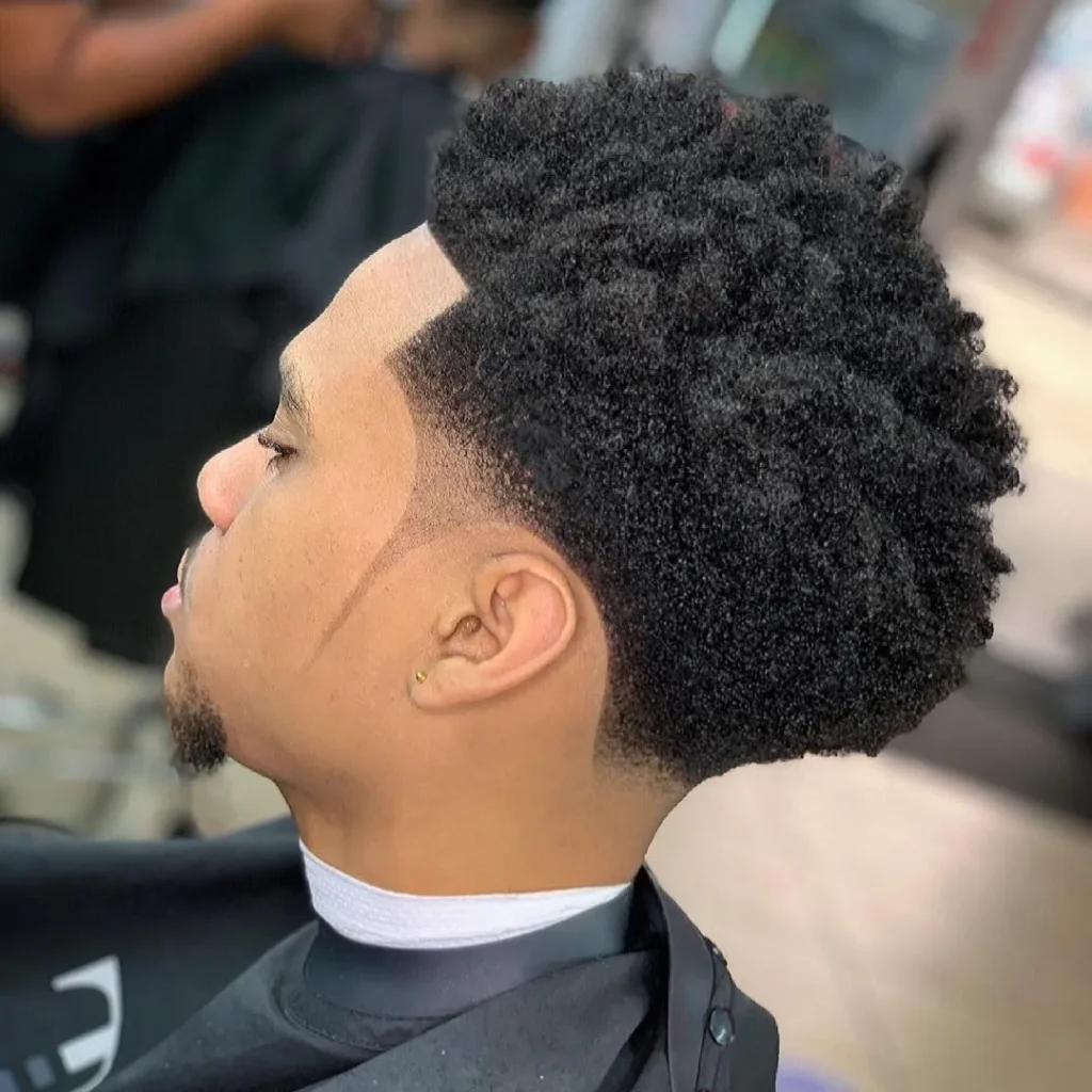 Low Taper and Textured Curls