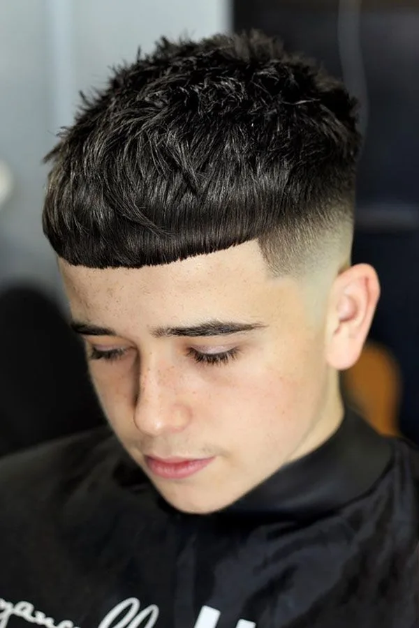 Low Taper Fade Edgar Haircut