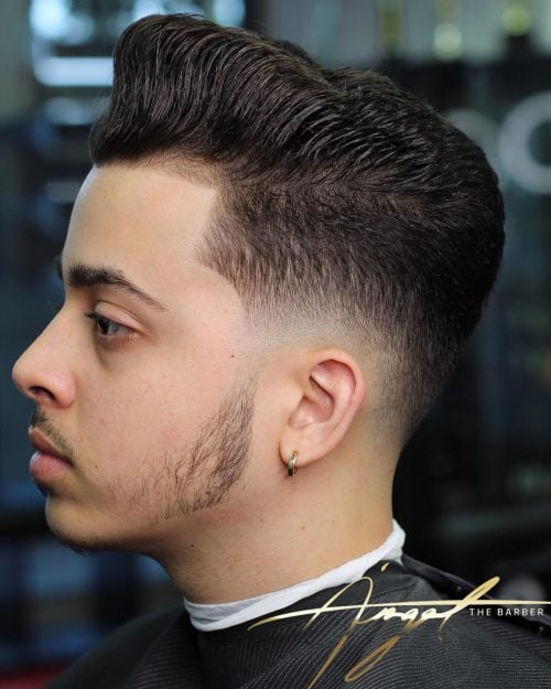 The Versatile Pomp-Style Drop Fade