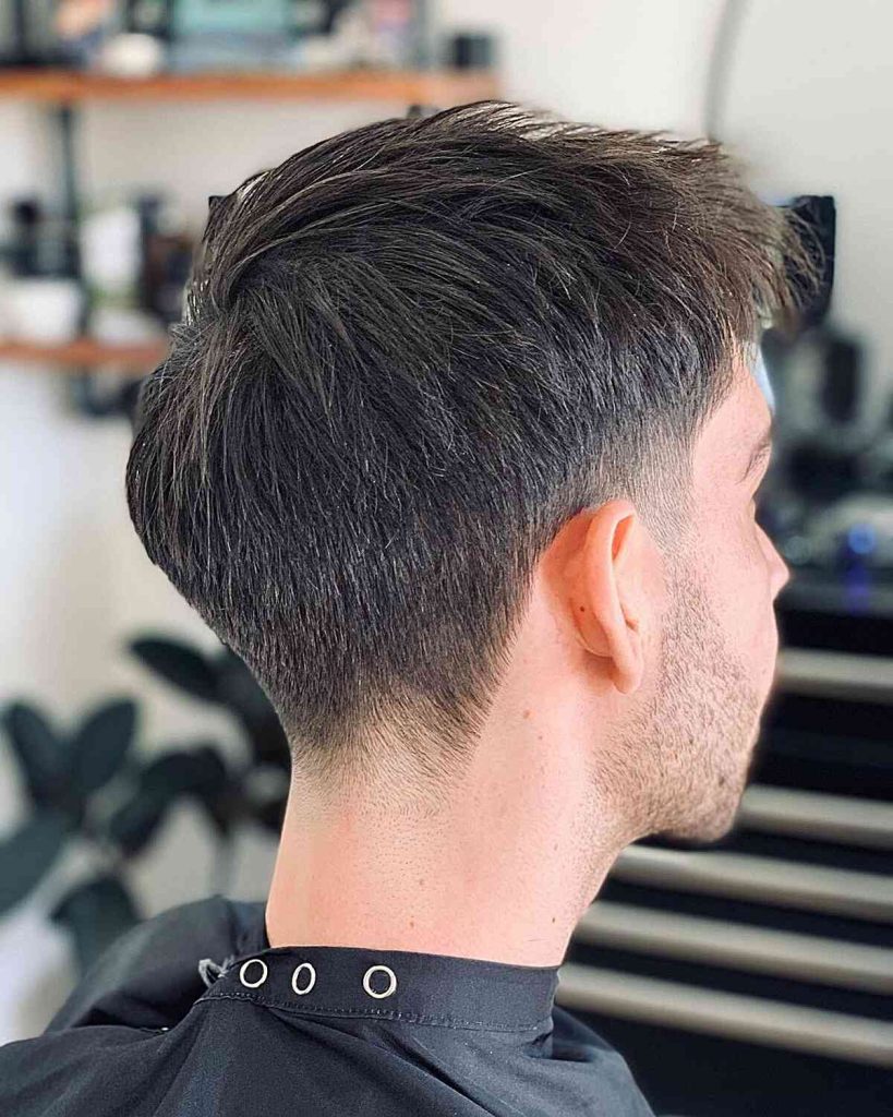 Choppy Tapered Low Fade Cut