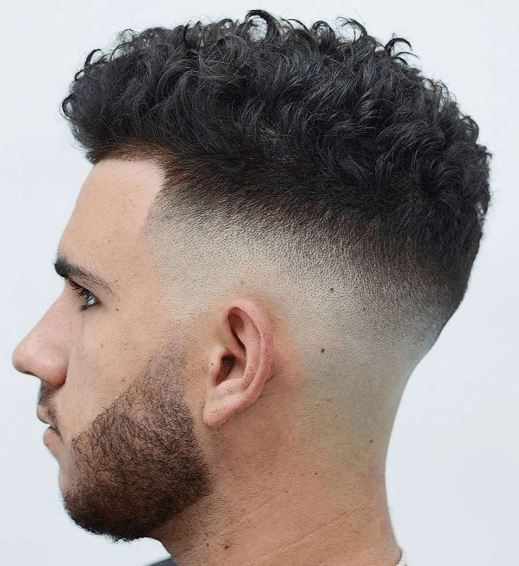 Curly High Top Fade