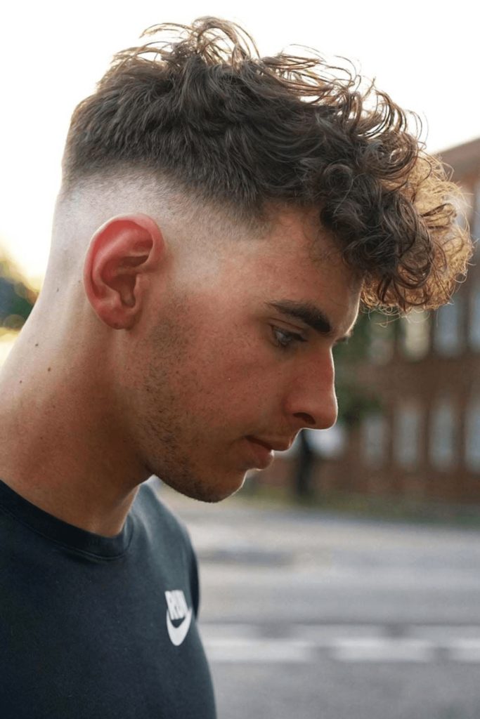 Skin High Taper Fade Curly Hair