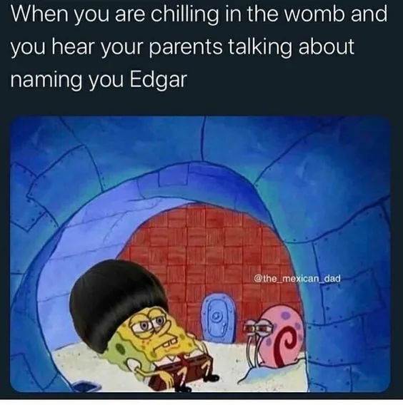 Edgar Cut Meme Spongebob