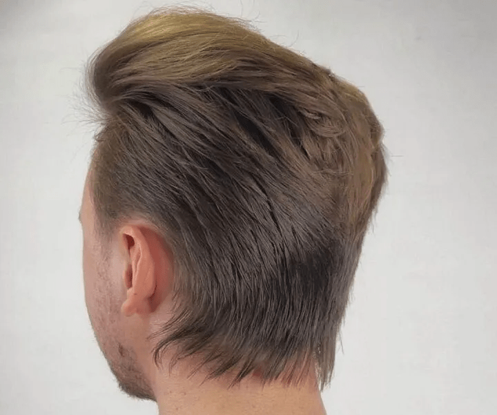 Modern mullet low taper