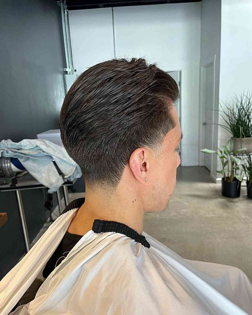 Sleek Layered Low Fade Cut