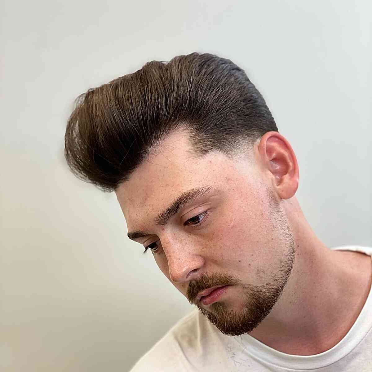 Straight Hair Mid Fade Taper, A Fresh Take On Classic Men's Hairstyles ...