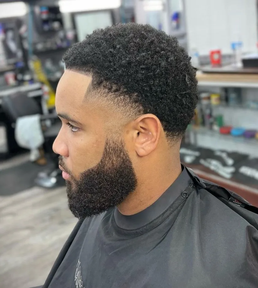 Textured Crew Cut Fade