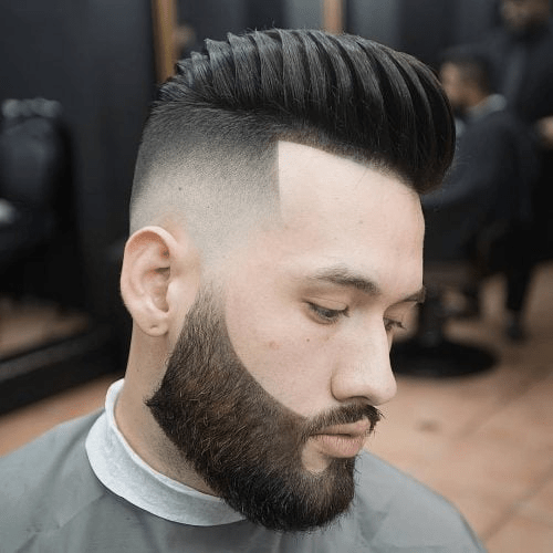 Textured Fringe with Pompadour