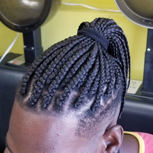 Box Braids Ponytail