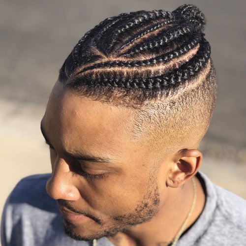 Cornrow Fade